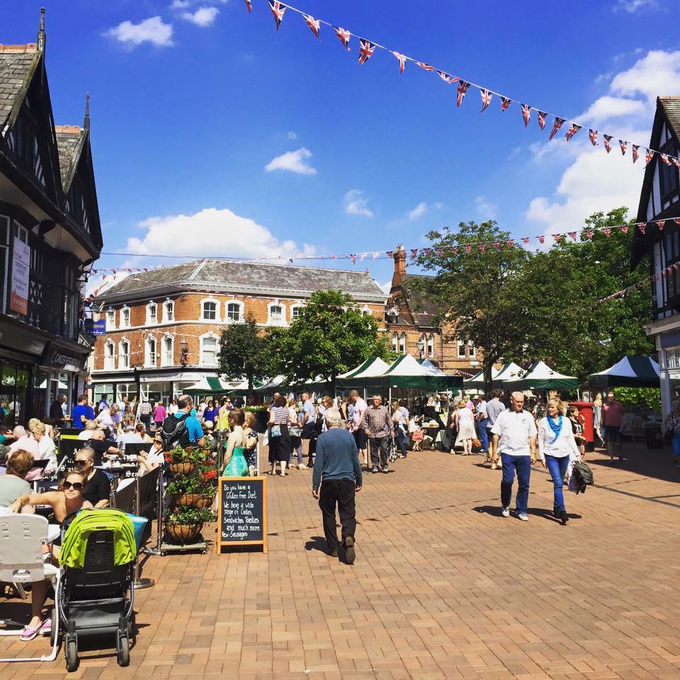 Nantwich with a Visit to Knutsford On Market Day