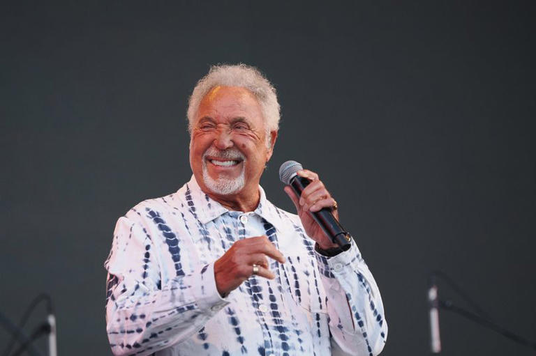 Tom Jones at the Eisteddfodd 2024