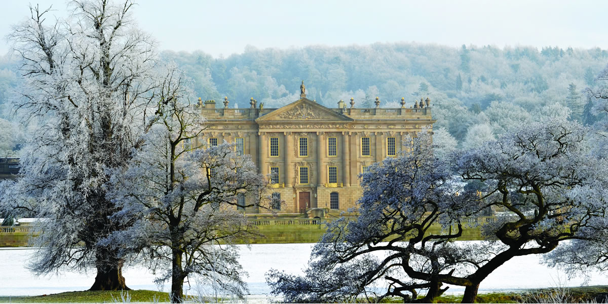 Chatsworth House at Christmas